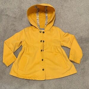 Yellow Kids Hooded Jacket